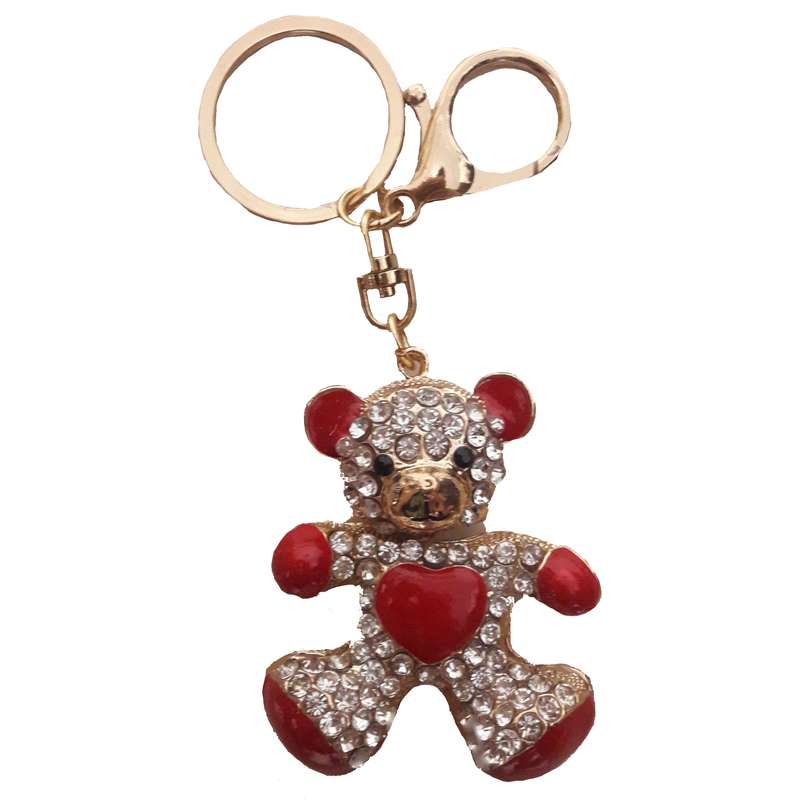 جاکلیدی دخترانه طرح خرس مدل teddy17