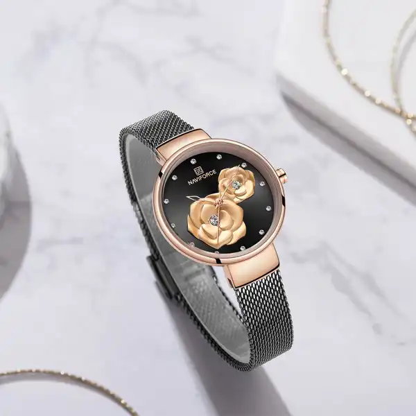 ساعت مچی عقربه ای زنانه نیوی فورس مدل NF5013