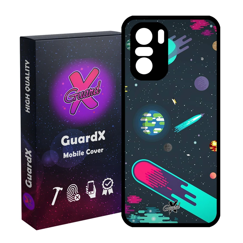 کاور گارد ایکس طرح Galaxy مدل Glass10073 مناسب برای گوشی موبایل شیائومی Poco F3/MI 11X/MI 11X Pro/Redmi K40/K40 Pro
