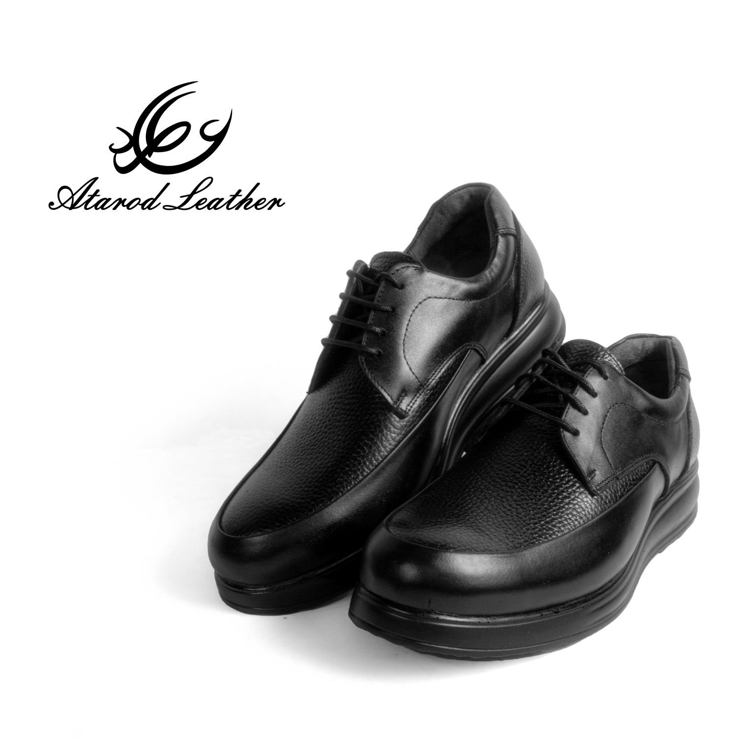 کفش طبی مردانه چرم عطارد مدل چرم طبیعی کد SH163 -  - 8