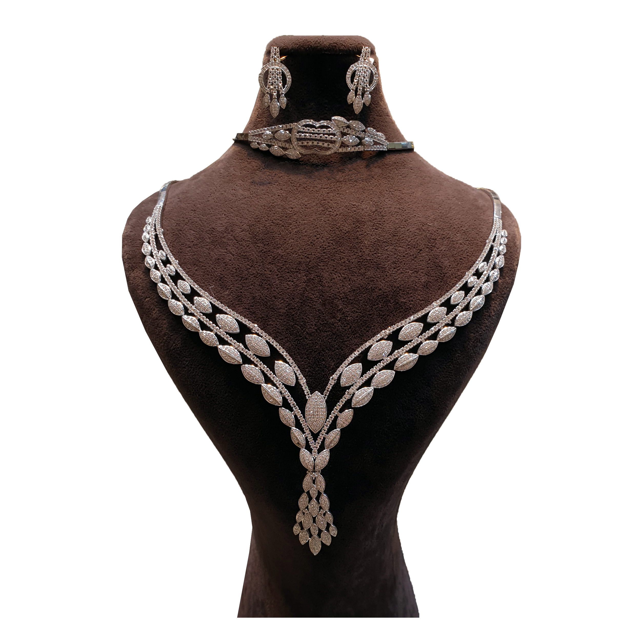 نیم ست نقره زنانه مدل 95