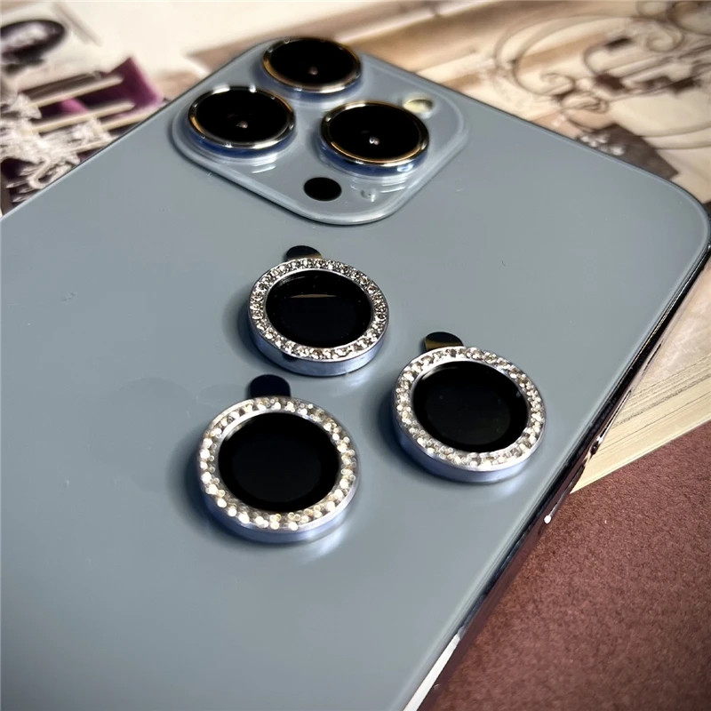 محافظ لنز دوربین رینگی نگین دار هیتو مدل Rose Gem Ring مناسب برای گوشی موبایل سامسونگ Galaxy A35 / A55 / A06 / S24 FE / IP 14 / IP 15