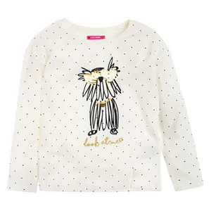 تی شرت آستین بلند دخترانه کول کلاب مدل CCG1914247