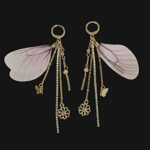 گوشواره زنانه مدل پروانه کد 001