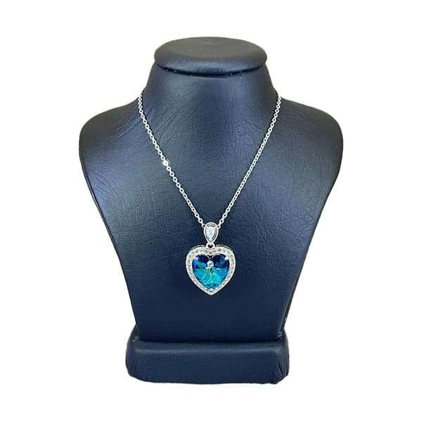 گردنبند نقره زنانه سواروسکی مدل قلب خاص کد 2023 گردنبند نقره زنانه سواروسکی مدل قلب خاص کد 2023