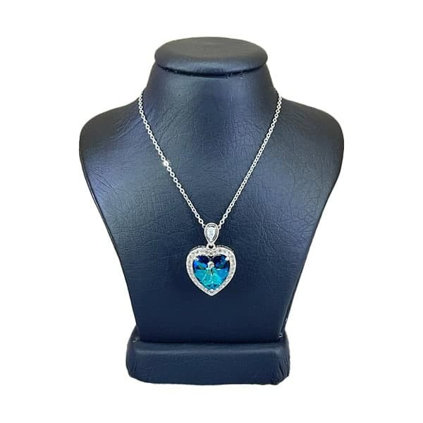 گردنبند نقره زنانه سواروسکی مدل قلب خاص کد 2023 گردنبند نقره زنانه سواروسکی مدل قلب خاص کد 2023