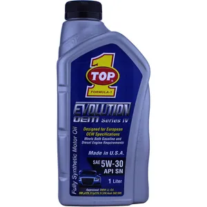 روغن موتور خودرو تاپ وان مدل Evolution 5W-30 حجم 1 لیتر