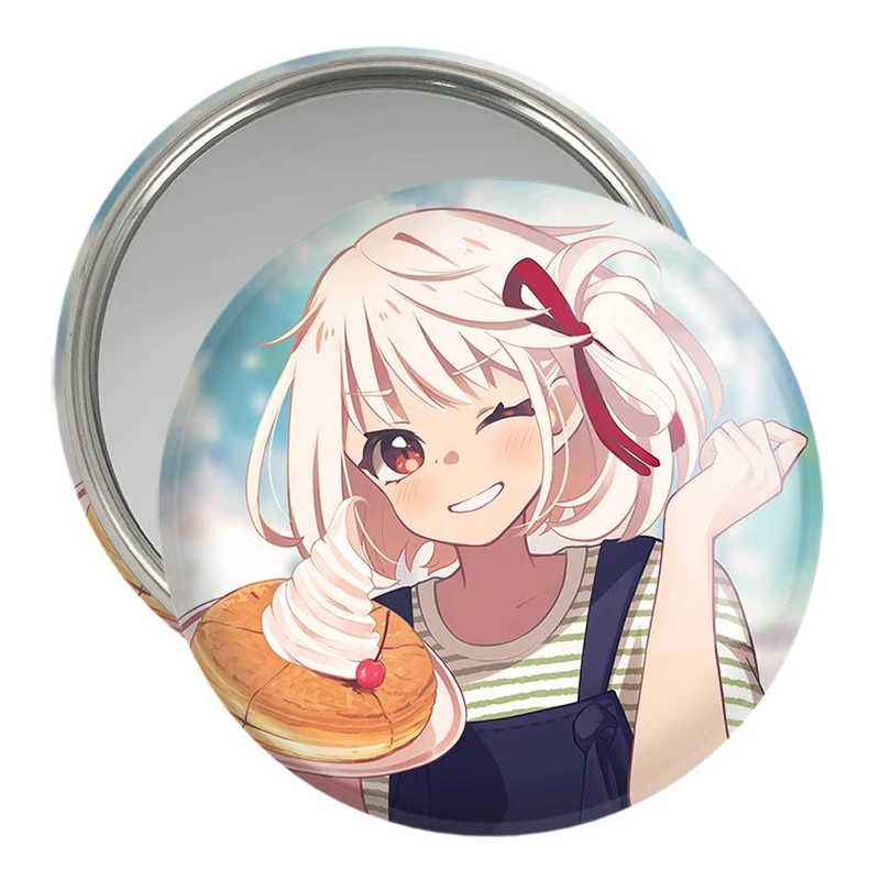 آینه جیبی خندالو مدل چیساتو انیمه لیکوریس ریکویل کد 23030