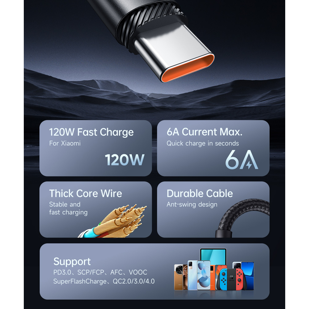 کابل تبدیل USB به USB-C مک دودو مدل CA-4730 طول 1.5 متر