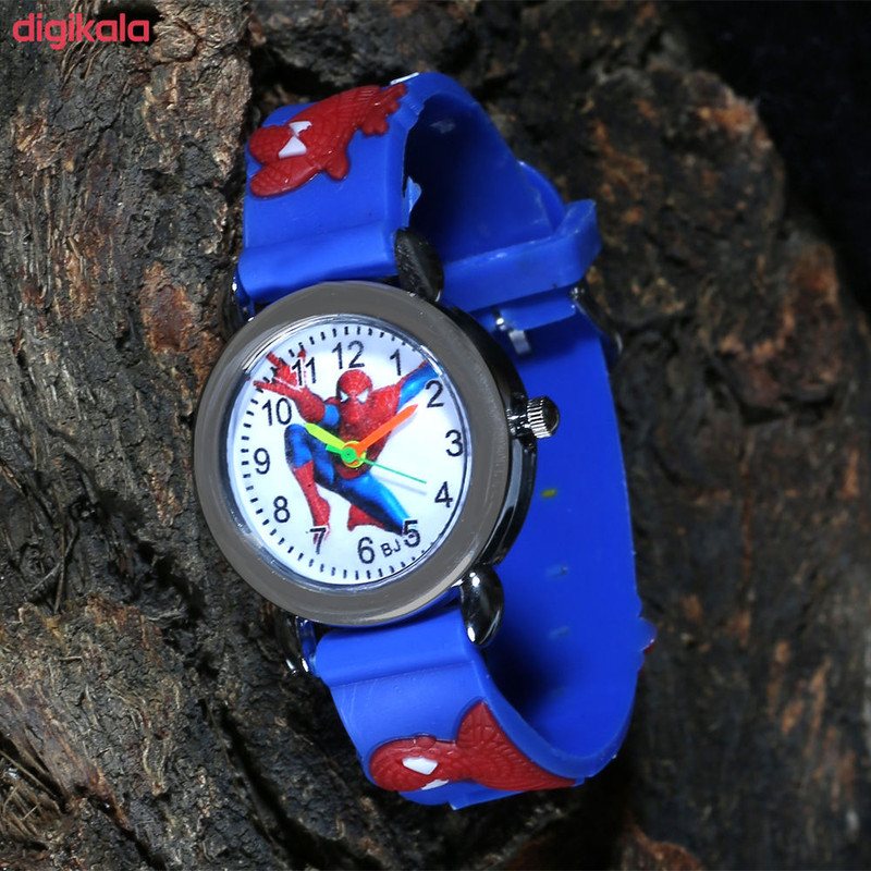 ساعت مچی عقربه ای پسرانه مدل مرد عنکبوتی a1 ساعت مچی عقربه ای پسرانه مدل مرد عنکبوتی a1