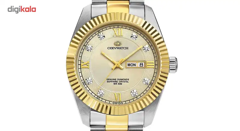 ساعت مچی عقربه ای مردانه کوین واچ مدل C129TCM