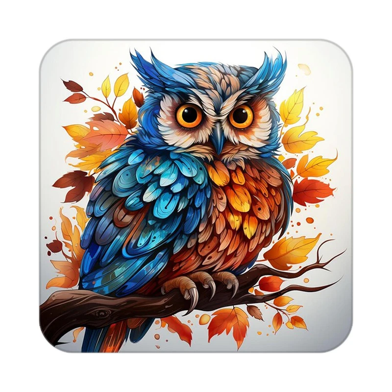 زیر لیوانی کاکتی طرح حیوانات رنگی مدل mp26826