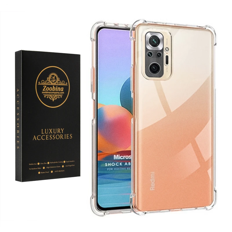  کاور زوبینا مدل Clear مناسب برای گوشی موبایل شیائومی Redmi Note 10 4G / Note 10S