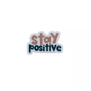 استیکر لپتاپ طرح Stay positive کد 6