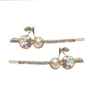 گیره مو زنانه مدل انبری گیلاسی بسته 2 عددی