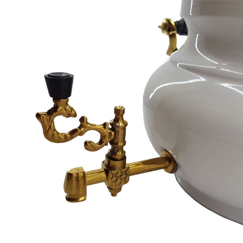 سماور گازی مدل عروس کد D301 ظرفیت 6 لیتر