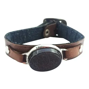 دستبند مردانه سلین کالا مدل عقیق خطی ce-As223