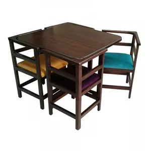 میز و صندلی ناهارخوری چهار نفره گالری چوب آشنایی مدل Ti-007