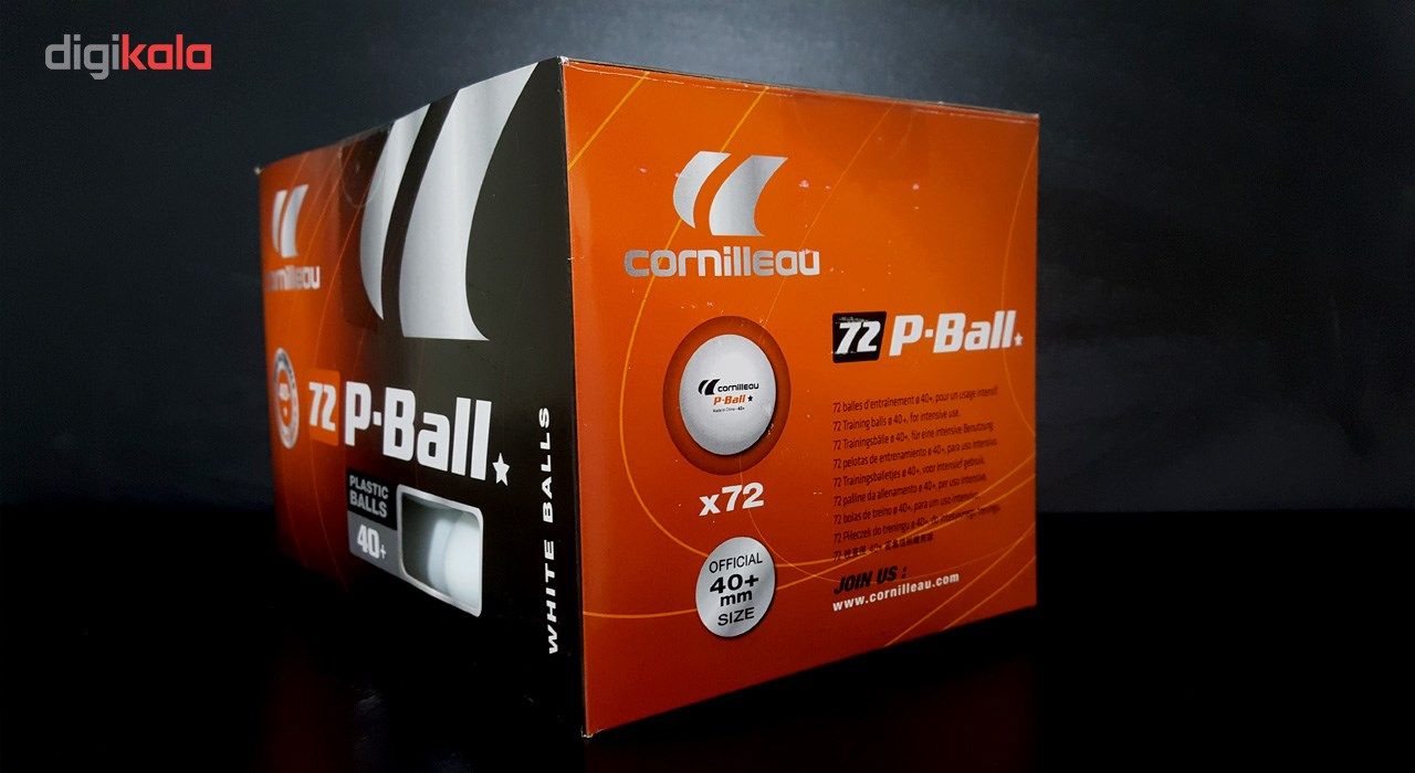 توپ پینگ پنگ کورنلیو مدل P - Ball بسته 72 عددی