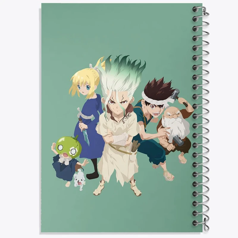 دفتر نت موسیقی 50 برگ خندالو مدل انیمه دکتر استون Dr. Stone کد 27506