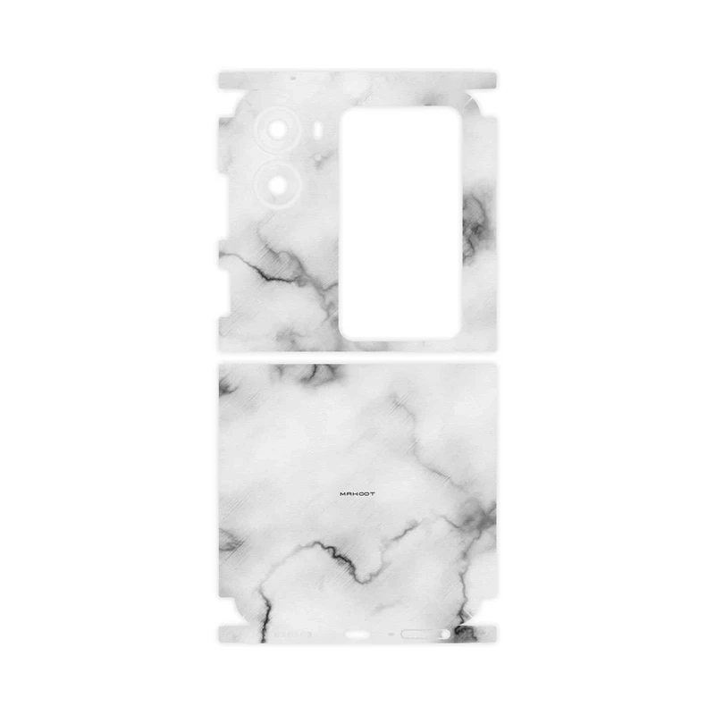 برچسب پوششی ماهوت مدل Blanco_Smoke_Marble-FullSkin مناسب برای گوشی موبایل اپو Find N2 Flip