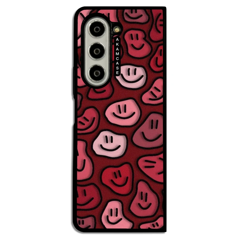 کاور آکام مدل AMCWSGZFOLD5-HAPPY FACE13 مناسب برای گوشی موبایل سامسونگ Galaxy Z Fold 5