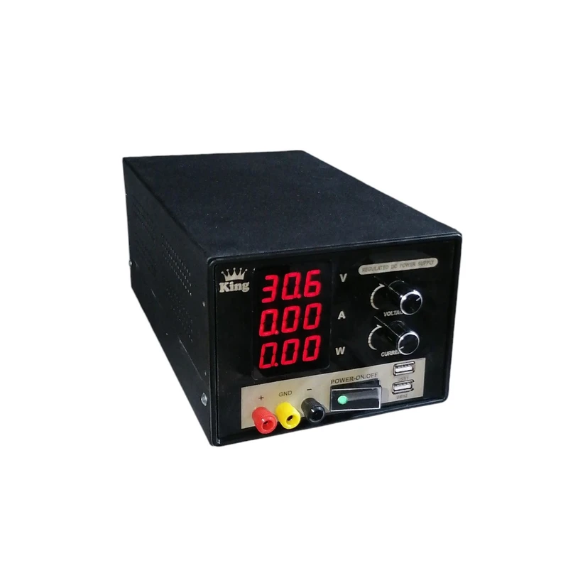 منبع تغذیه 30 ولت 10 آمپر کینگ مدل ATM