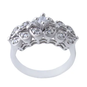    انگشتر نقره زنانه بازرگانی میلادی کد AWR_681