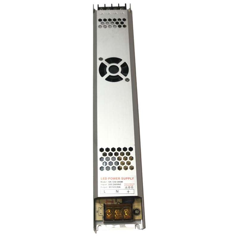 آداپتور سوئیچینگ 12 ولت 25 آمپر مدل فن دار کد SK-12V-300W