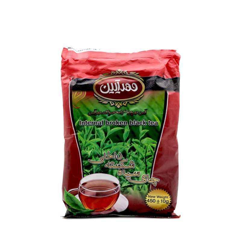 چای شکسته درجه یک ایرانی مهرآیین - 450 گرم