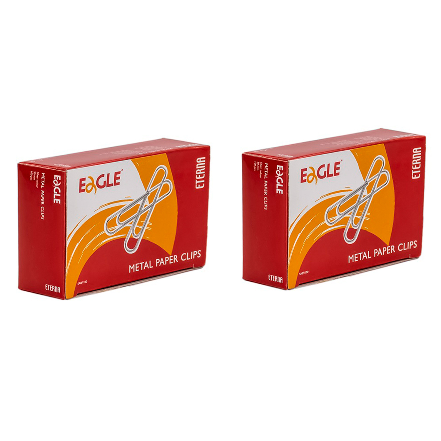 گیره کاغذ ایگل مدل کلیپس بسته 200 عددی