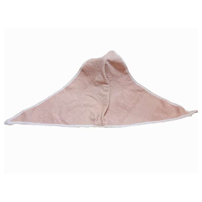 روسری حوله ای طرح گل سایز 85x53 سانتی متر