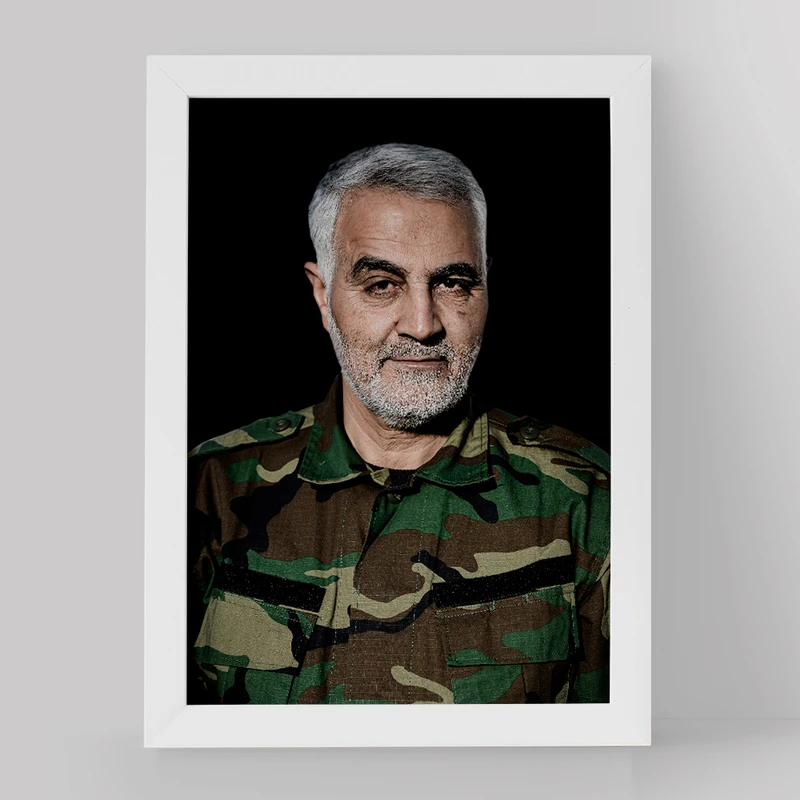 تابلو خندالو مدل سردار قاسم سلیمانی کد 12609