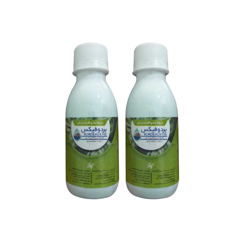 قارچ کش و باکتری کش گیاهان آپارتمانی بردوفیکس مدل bord حجم 100 میلی لیتر مجموعه 2 عددی