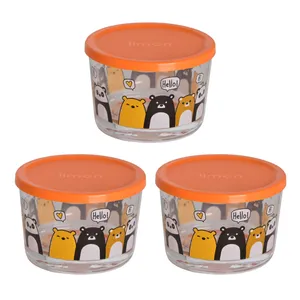  ظرف نگهدارنده لیمون کد 2068 مجموعه 3 عددی 