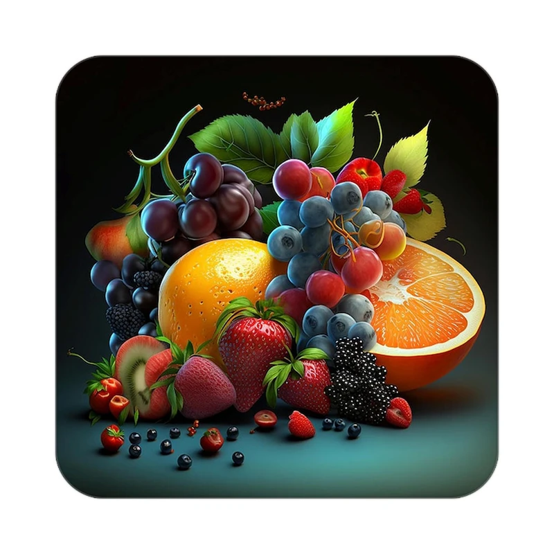 زیر لیوانی کاکتی طرح میوه مدل mp19939