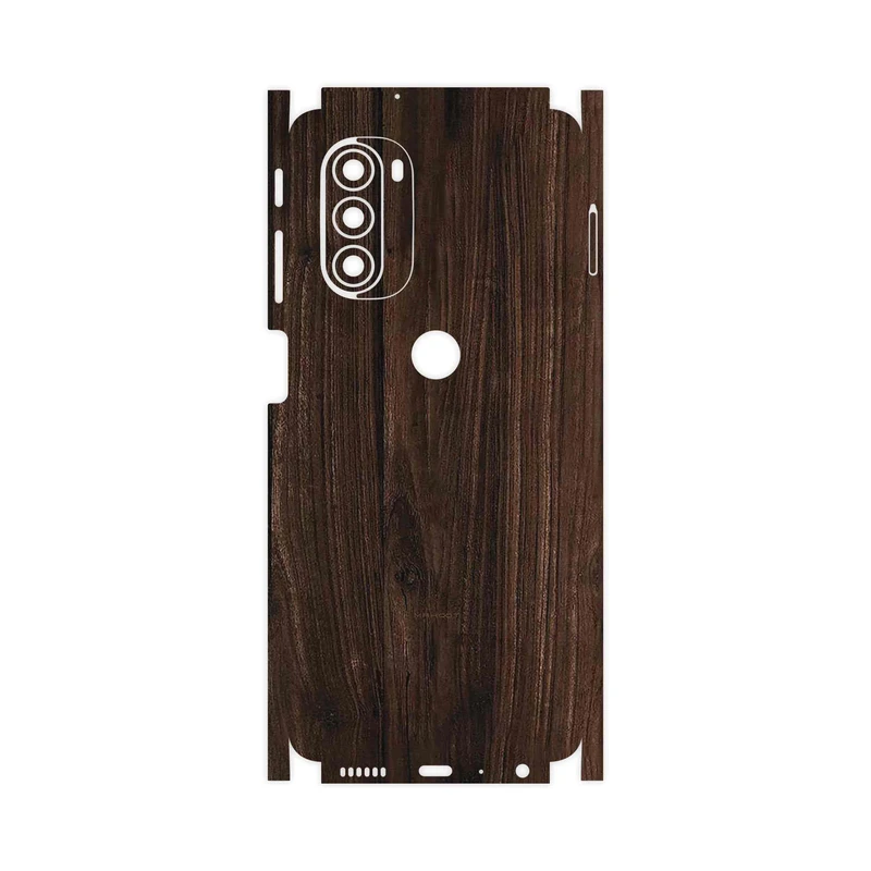 برچسب پوششی ماهوت مدل Dark_Walnut_Wood-FullSkin مناسب برای گوشی موبایل موتورولا Moto G51 5G