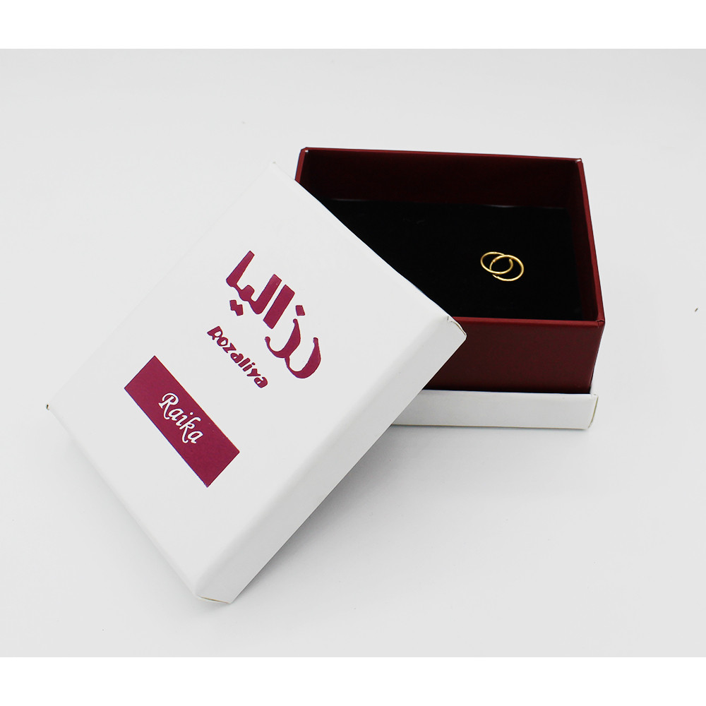 گوشواره طلا 18 عیار دخترانه رزالیا مدل Diamond-GEA-005