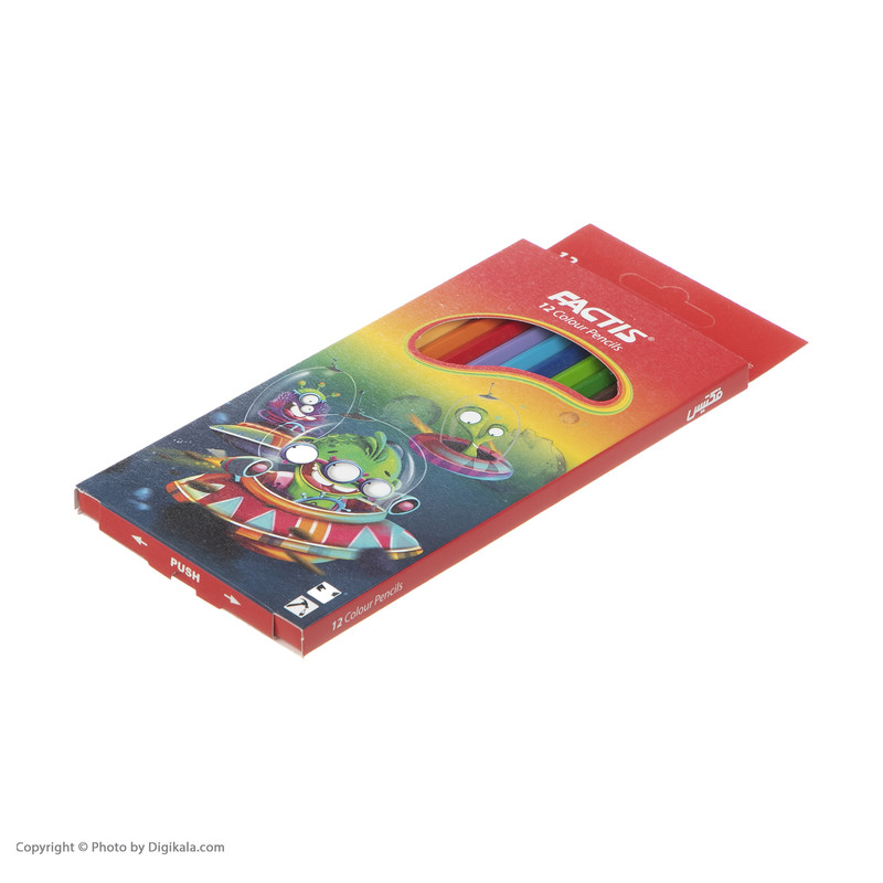 مداد رنگی 12 رنگ فکتیس مدل بیگانه ها کد F07112212