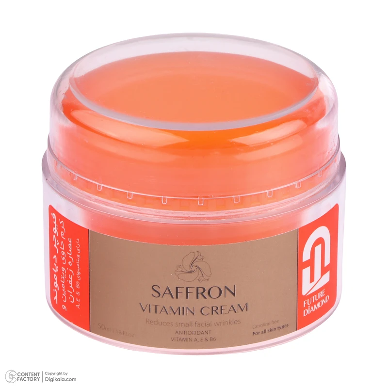 عکس شماره 6 : کرم ترمیم کننده فیوچر دیاموند مدل saffron حجم 50 میلی لیتر