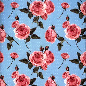 کاغذ کادو طرح گل رز بسته 5 عددی