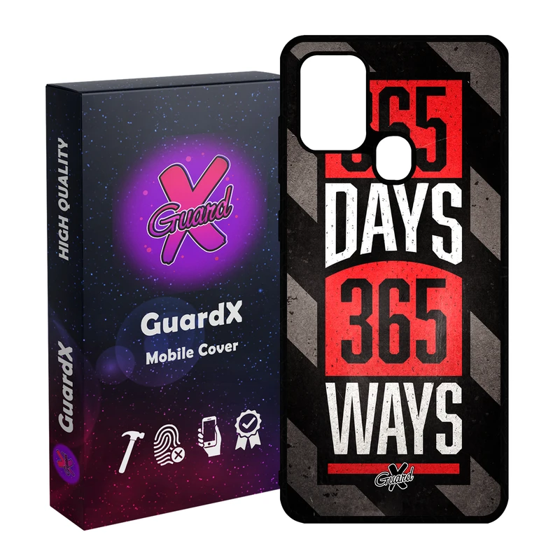 کاور گارد ایکس طرح Text مدل Glass10156 مناسب برای گوشی موبایل سامسونگ Galaxy A21s