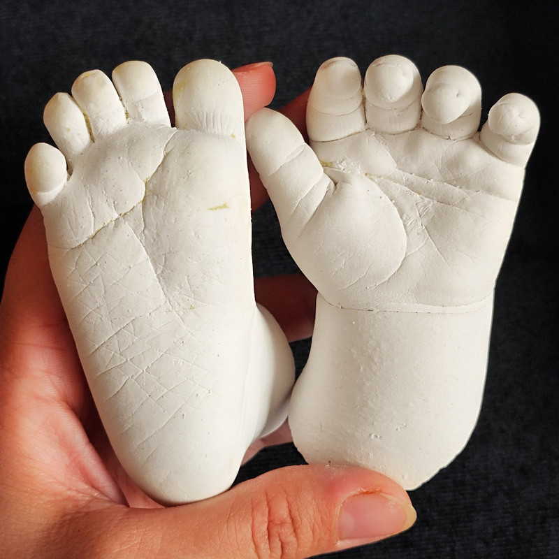 مجموعه قالب گیری نی نی تندیس مدل دست و پای نوزاد رنگ پوست