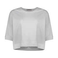 تی شرت آستین کوتاه زنانه نیزل مدل 0546-001 رنگ سفید