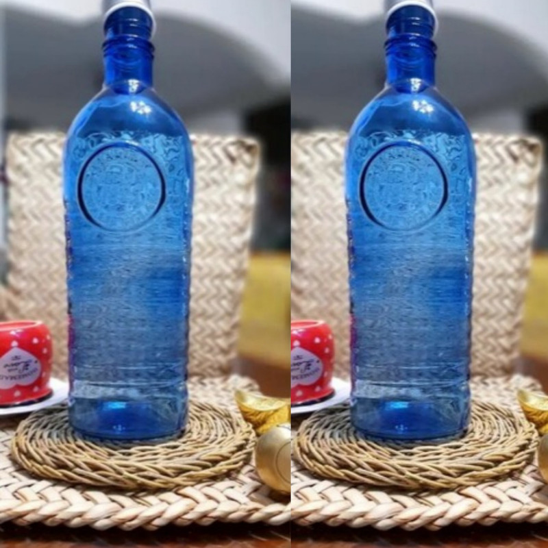 بطری شیشه ای مدل خورشیدی ایتالیایی بسته 2 عددی بطری شیشه ای مدل خورشیدی ایتالیایی بسته 2 عددی