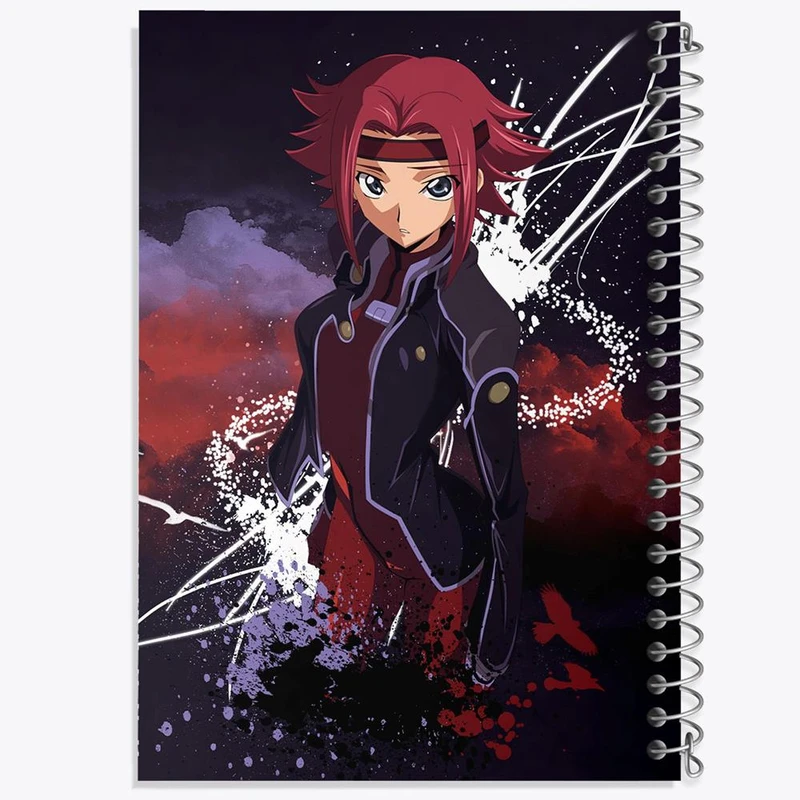 دفتر نقاشی 50 برگ خندالو مدل کالن کوزوکی انیمه کد گیاس Code Geass کد 13055