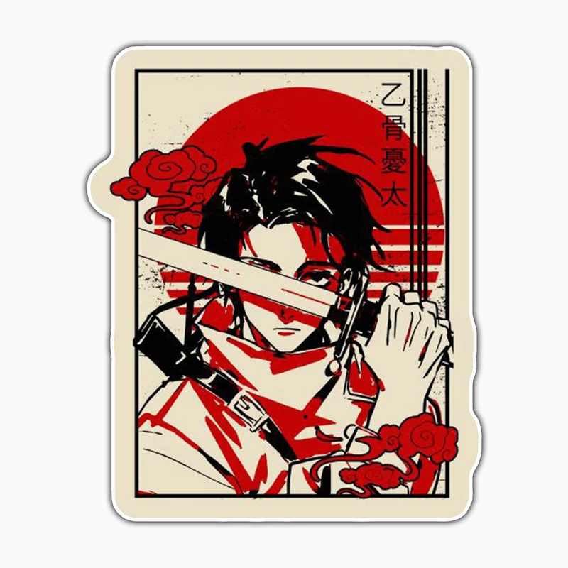 استیکر لپ تاپ و موبایل بووم طرح انیمه Jujutsu Kaisen مدل Yuta کد MD86