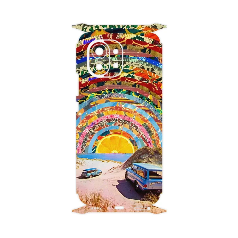 برچسب پوششی ماهوت مدل Collage of Orange Sky-FullSkin مناسب برای گوشی موبایل شیائومی Mi 11 5G