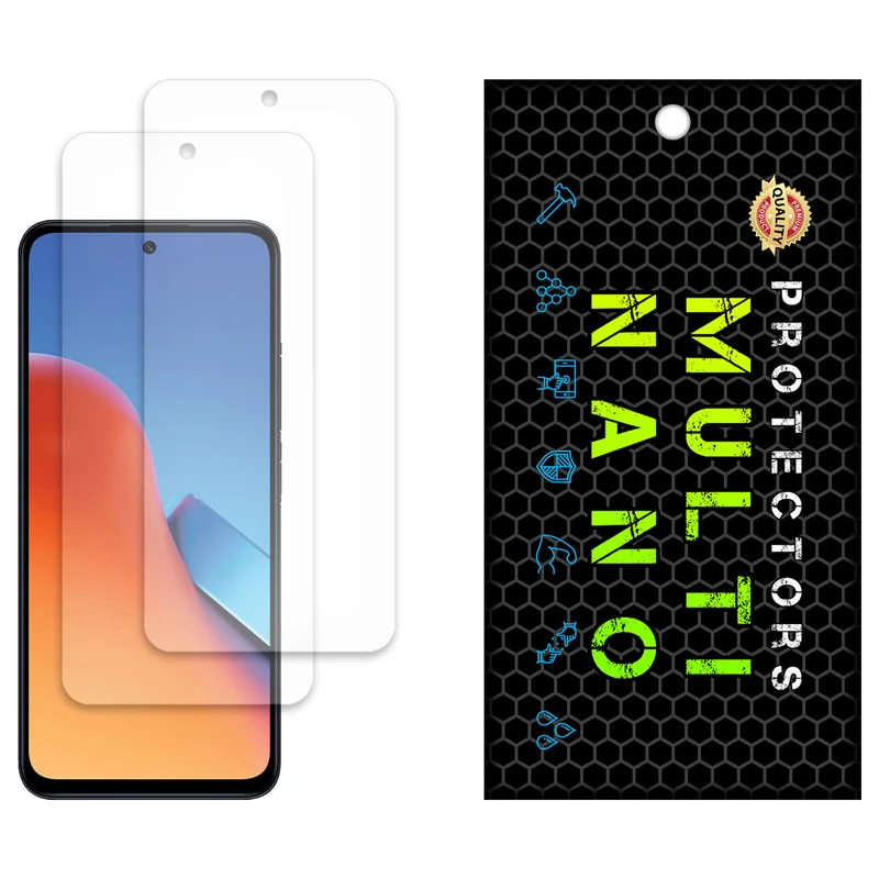 محافظ صفحه نمایش مات مولتی نانو مدل X-S2M مناسب برای گوشی موبایل شیائومی Redmi 12 بسته دو عددی