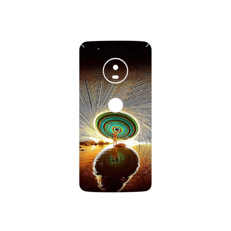 برچسب پوششی ماهوت مدل Night Light Fountain مناسب برای گوشی موبایل موتورولا Moto G5 Plus